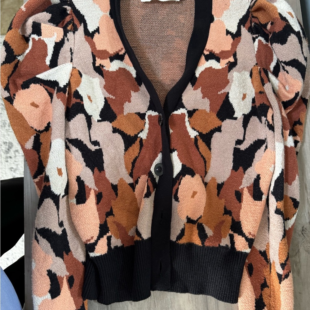 Astr Black and Brown Ruby Cardigan - Picture 2 of 6
